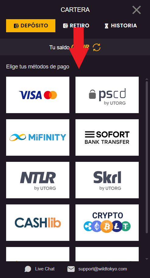 Recarga tu cuenta